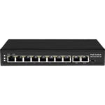 POE SWITCH 8X10/100 POE PORT 1