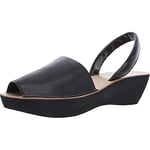 Kenneth Cole REACTION Femme Verre Fin Sandales à Plateforme à Bride arrière, Noir, 38 EU