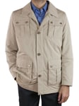 Parka Multipoche Beige Homme