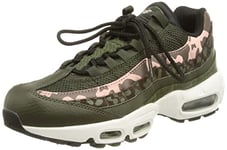 NIKE men Air Max 95 Running Shoe, Sequoia Pink Glaze Black 01, 5.5 UK (39 EU)