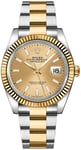 Rolex 126233-0016 Datejust 36 Kullattu/18K keltakultaa Ø36 mm