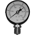 1/2&quot; x 80 mm Manometer 6 bar