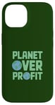 Coque pour iPhone 14 Journée de la Terre Planet Over Profit 2025