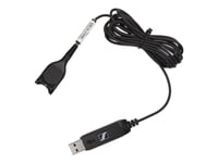 EPOS | SENNHEISER USB-ED 01 - Câble pour casque micro - USB mâle pour EasyDisconnect mâle - 2.2 m - pour Sennheiser Century SC 660; SH 330