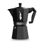 Bialetti Moka Exclusive Kokare 6 koppar, Svart