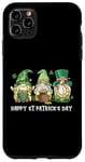 Coque pour iPhone 11 Pro Max Gnomes irlandais heureux de la Saint-Patrick