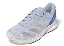 adidas Femme Courtflash Pickleball Shoes 4 Chaussures de Tennis, Halo Blue Silver Met Lucid Blue, 36 2/3 EU