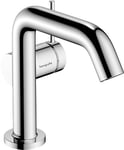 hansgrohe Tecturis S Fine - Mitigeur de lavabo sans tirette ni vidage, économie d'énergie (CoolStart), Robinet salle de bain avec hauteur sous bec 110mm, économie d'eau (EcoSmart+), Chromé, 73321000