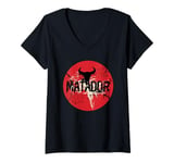 Womens Awesome red Matador Costume for Boys and Girls V-Neck T-Shirt