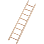 Bird Toy - Ladder with 8 Rungs Beige 34 x 7 cm - Linnut - Lintujen pesät, orret ja keinut - Lintutikkaat - Flamingo