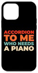 Coque pour iPhone 12 mini Retro Accordéon Musique - Instrument Vintage Accordéon