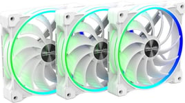 Wing Boost 3 ARGB White 140 mm Case Fan 84000000171 3-pack