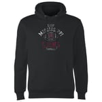 East Mississippi Community College Lions Football Distressed Hoodie - Black - S