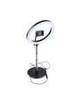 FIXED LED Ring Lite Desktop Phone Tripod Stand Black