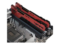 Viper Elite Ii - Ddr4 - Sats - 32 Gb: 2 X 16 Gb - Dimm 288-Pin - 3600 Mhz / Pc4-28800 - Cl20 - 1.35 V - Ej Buffrad - Icke Ecc - Röd, Svart