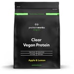 Protein Works - Clear Vegan Protein, Refreshing High Protein Drink, 18 Shakes, Apple & Lemon, 270g