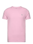 Custom Slim Fit Jersey Crewneck T-Shirt Designers T-shirts Short-sleeved Pink Polo Ralph Lauren