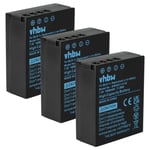 3x Battery for Olympus BLH-1 1600mAh