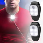 Ahlsen - Clip Running Light Jogging Lampe à Clip Rechargeable Usb RéFléChissante 2Pcs Clip de LumièRe de Course à Clipser pour Joggers Mini Lampe