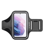 J&D Running Armband Compatible for Xiaomi 11T/11T Pro/Civi/Mi Mix 4/Mi 11/11i/11 Lite 5G/11 Ultra Armband, Sports Armband for Running Workout Cell Phone Armband Case with Key Slot, Black