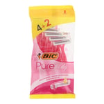 Bic Pure Lady Disposable Razors 6pcs