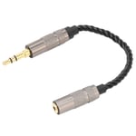 3.5 Male To 2.5 Female Adapter Silver Plated Copper Headphone Jack Conversion C