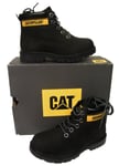 Caterpillar Boots Boys Leather Walking Hiking Ankle Boots Cat Shoes Size 11/29