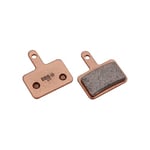 BBB Cycling Bike Disc Brake Pads 1x Pair of Disc Brake Pad MTB and Road Bike Compatible with Shimano, Tektro, Giant, TRP, RST, Promax, Clarks and Bengal DiscStop High Performance Sintered BBS-52S