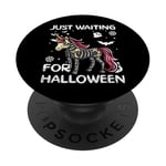 Costume d'Halloween squelette licorne Boo PopSockets PopGrip Interchangeable