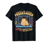 I am Programmer I Make Computer Cat Coding Computer Funny T-Shirt