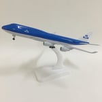 20 cm KLM Royal Dutch Boeing 747 Planmodell Flygplansmodell Flygplan Modell 1:300 Diecast Vehicles