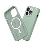 RhinoShield Coque Compatible avec [iPhone 14 Pro] | SolidSuit Compatible avec Magsafe - Coque Fine avec Technologie d'absorption des Chocs et Finition Premium Mate - Vert Sauge