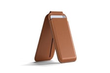 Support telephone + porte-carte Magsafe Marron