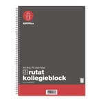 Kollegieblock AllOffice Rutat 70 Blad A4 60g