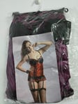 Ladies Sexy Lingerie BNWT Top & Underwear Set Purple Size XL Veryzen Valentines