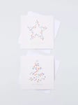 John Lewis Fairy Lights Large Square Charity Christmas Cards, Box of 10