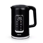 GEEPAS Digital Electric Kettle Cordless Jug Kettle Keep Warm 2200W 1.7L Black