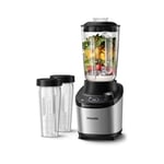 Philips 7000 Series High Speed Blender - ProBlend Ultra Technology, 1500W Motor, 2L Glass Containers, 6 Quick Selection Programs, HomeID App, Ideal for Smoothies and Ice Crushing, Quick Clean