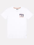 New Balance Junior Boys Sneaker Poster T-Shirt - White, White, Size 8-9 Years