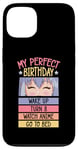 Coque pour iPhone 13 My Perfect Birthday Wake Up Turn 8 Montre Anime Go To Bed