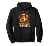 DreamWorks Puss In Boots: The Last Wish Cat Trio Poster Pullover Hoodie