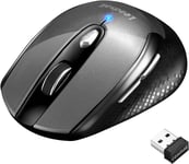 Souris sans Fil Portable Souris USB sans Fil Silencieuse Souris d¿Ordinateur Optique, 4 Boutons, 1600DPI avec 3 Niveaux Réglables pour Windows/Mac/Macbook Pro/HP/Acer