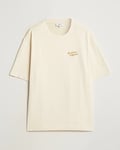 Maison Kitsuné Handwriting Embroidery T-Shirt Alabaster