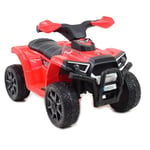 Super Toys Quad Great N116 akkukäyttöinen lasten mönkijä, punainen