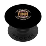 Mens Finn The Man The Myth The Legend First Name Finn PopSockets Adhesive PopGrip