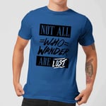 Lost Men's T-Shirt - Royal Blue - M