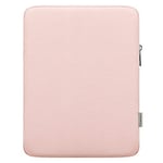 MoKo Housse Étui en Polyester Compatible avec iPad Mini (6th Gen) 8.3" 2021/, iPad Mini 5/4/3/2/1, Galaxy Tab S2 8.0, Tab A 8.0, NeuTab 7", ZenPad Z8s 7.9/Tablette (7-8 "), Rose