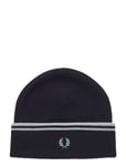 Fred Perry Twin Tipped M Wool Beanie Marinblå