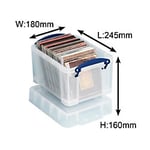 Really Useful Box Plastic Storage 3 Litre 245 x 180 x 160 mm