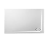 Receveur de douche en acrylique 130x90x4,8 rectangulaire AMI16D blanc